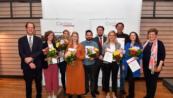 Caritas Vorstand und Medienpreis Gewinner | © Caritas Muenchen und Oberbayern
